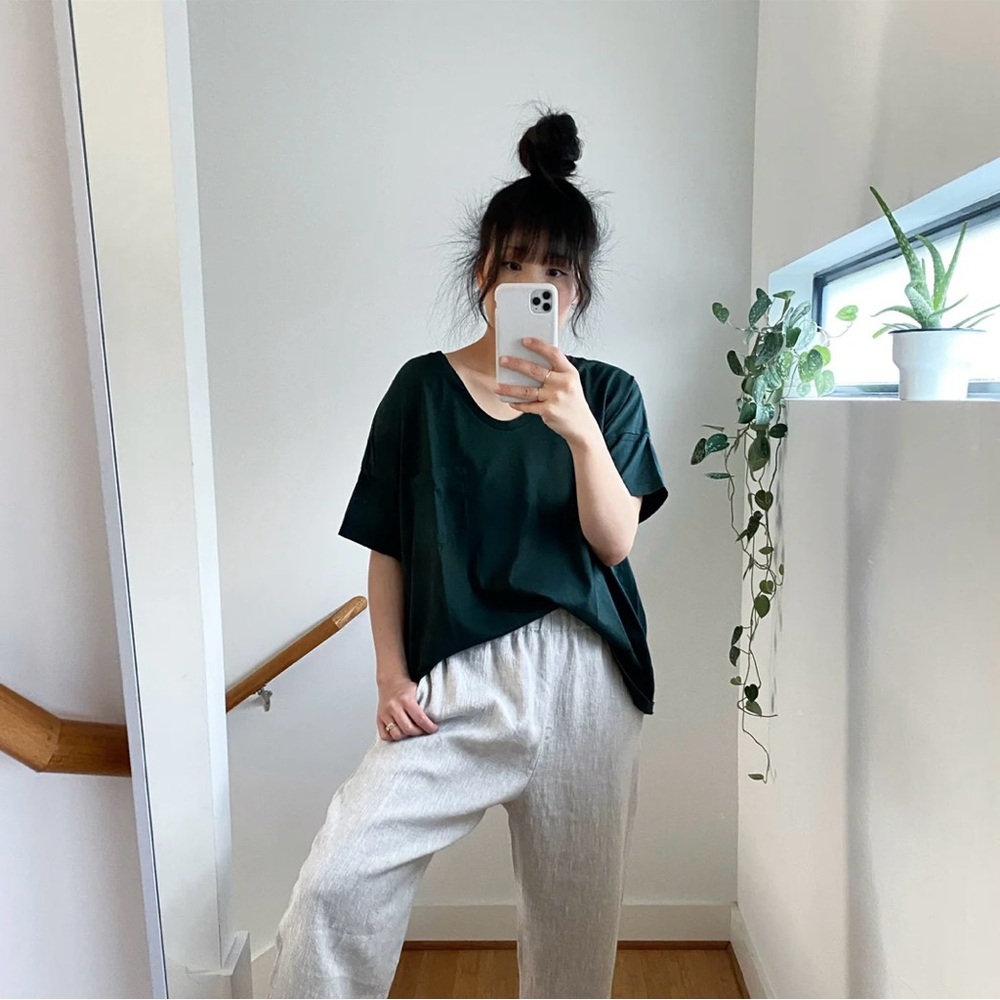 Like-new Skargorn #61 Tee in Forest Wash size L